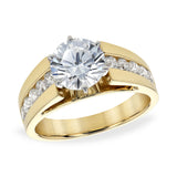 14Kt Gold Semi-Mount Engagement Ring