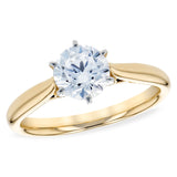 14Kt Gold Semi-Mount Engagement Ring