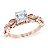 14Kt Gold Semi-Mount Engagement Ring