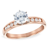 14Kt Gold Semi-Mount Engagement Ring