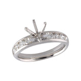 14Kt Gold Semi-Mount Engagement Ring