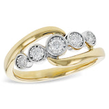 14Kt Gold Ladies Diamond Ring