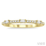 Stackable Petite Baguette Diamond Fashion Ring