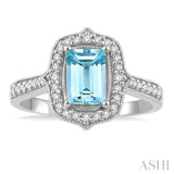 Gemstone & Diamond Ring