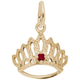 Tiara W/Birthstone-Jan