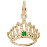 Tiara W/Birthstone-May