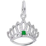 Tiara W/Birthstone-May