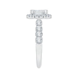 14 Kt White Gold Carizza Bridal Engagement Ring