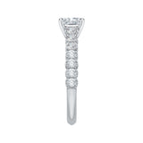 14 Kt White Gold Carizza Bridal Engagement Ring