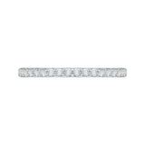 14 Kt White Gold Carizza Bridal Wedding Band