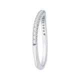 14 Kt White Gold Carizza Boutique Bridal Wedding Band