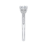 14 Kt White Gold Carizza Boutique Bridal Engagement Ring