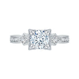 14 Kt White Gold Carizza Boutique Bridal Engagement Ring