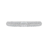 14 Kt White Gold Carizza Boutique Bridal Wedding Band