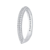 14 Kt White Gold Carizza Boutique Bridal Wedding Band