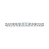 14 Kt White Gold Carizza Boutique Bridal Wedding Band