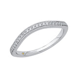 14 Kt White Gold Carizza Boutique Bridal Wedding Band