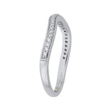 14 Kt White Gold Carizza Boutique Bridal Wedding Band