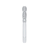 14 Kt White Gold Carizza Boutique Bridal Wedding Band