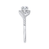 14 Kt White Gold Carizza Boutique Bridal Engagement Ring