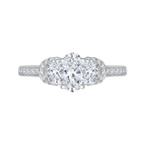 14 Kt White Gold Carizza Boutique Bridal Engagement Ring