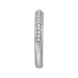 14 Kt White Gold Luminous Bridal Wedding Band