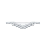 14 Kt White Gold Carizza Boutique Bridal Wedding Band