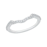 14 Kt White Gold Carizza Boutique Bridal Wedding Band