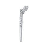 14 Kt White Gold Carizza Boutique Bridal Wedding Band
