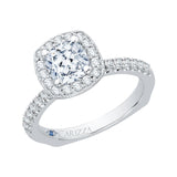 14 Kt White Gold Carizza Boutique Bridal Engagement Ring