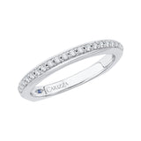 14 Kt White Gold Carizza Boutique Bridal Wedding Band