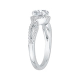 14 Kt White Gold Carizza Boutique Bridal Engagement Ring