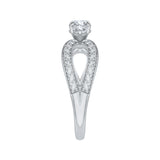 14 Kt White Gold Carizza Boutique Bridal Engagement Ring
