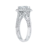 14 Kt White Gold Carizza Boutique Bridal Engagement Ring