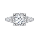 14 Kt White Gold Carizza Boutique Bridal Engagement Ring
