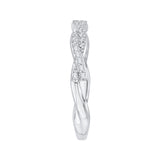 14 Kt White Gold Carizza Boutique Bridal Wedding Band