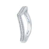 14 Kt White Gold Carizza Boutique Bridal Wedding Band