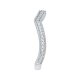 14 Kt White Gold Carizza Boutique Bridal Wedding Band