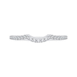 14 Kt White Gold Carizza Boutique Bridal Wedding Band
