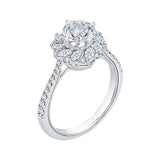 14 Kt White Gold Carizza Boutique Bridal Engagement Ring
