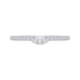 14 Kt White Gold Carizza Boutique Bridal Wedding Band
