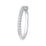 14 Kt White Gold Carizza Boutique Bridal Wedding Band