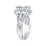 18 Kt White Gold Carizza Boutique Bridal Engagement Ring