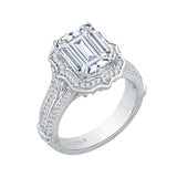 18 Kt White Gold Carizza Boutique Bridal Engagement Ring