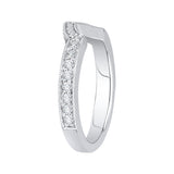 18 Kt White Gold Carizza Boutique Bridal Wedding Band