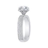 14 Kt White Gold Carizza Boutique Bridal Engagement Ring