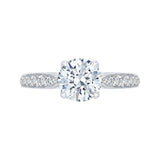 14 Kt White Gold Carizza Boutique Bridal Engagement Ring