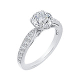 14 Kt White Gold Carizza Boutique Bridal Engagement Ring