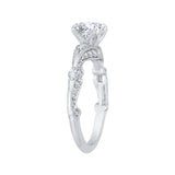 14 Kt White Gold Carizza Bridal Engagement Ring