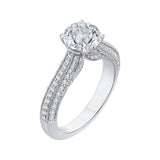 14 Kt White Gold Carizza Boutique Bridal Engagement Ring